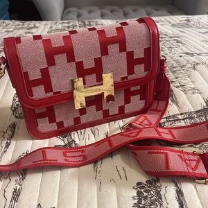 Halston Monogram Crossbody Bag, Gorgeous!  EUC! Like  New!